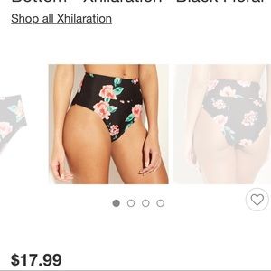 High waist bikini bottom